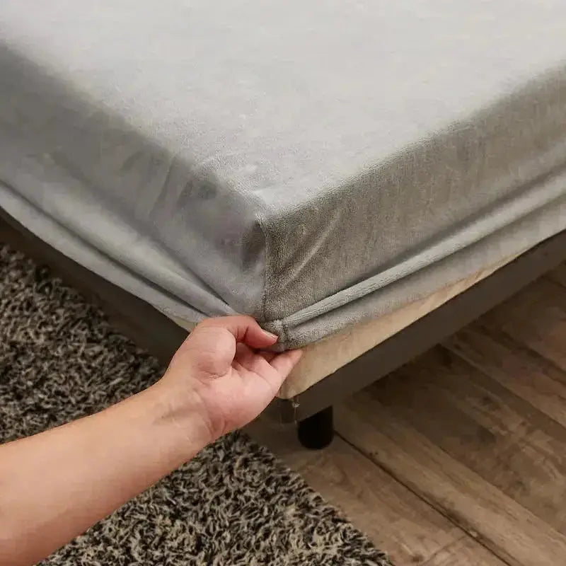 Linfoyer Flannel Fleece Bedding Sheet