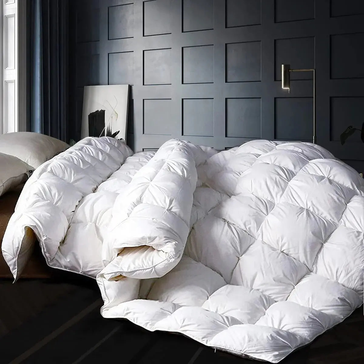 Linfoyer Goose Down All-Season Warmth Ultra-Soft Comforter