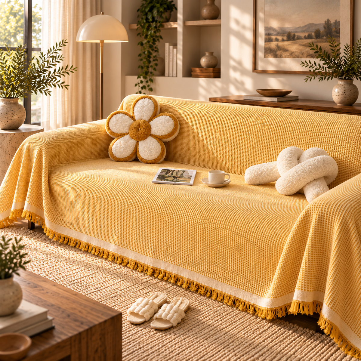 Linfoyer All Season Couch Cover