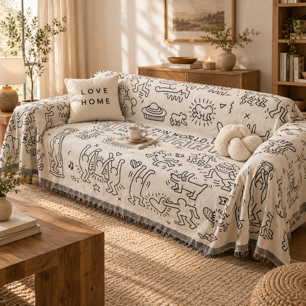 Linfoyer All Season Couch Cover