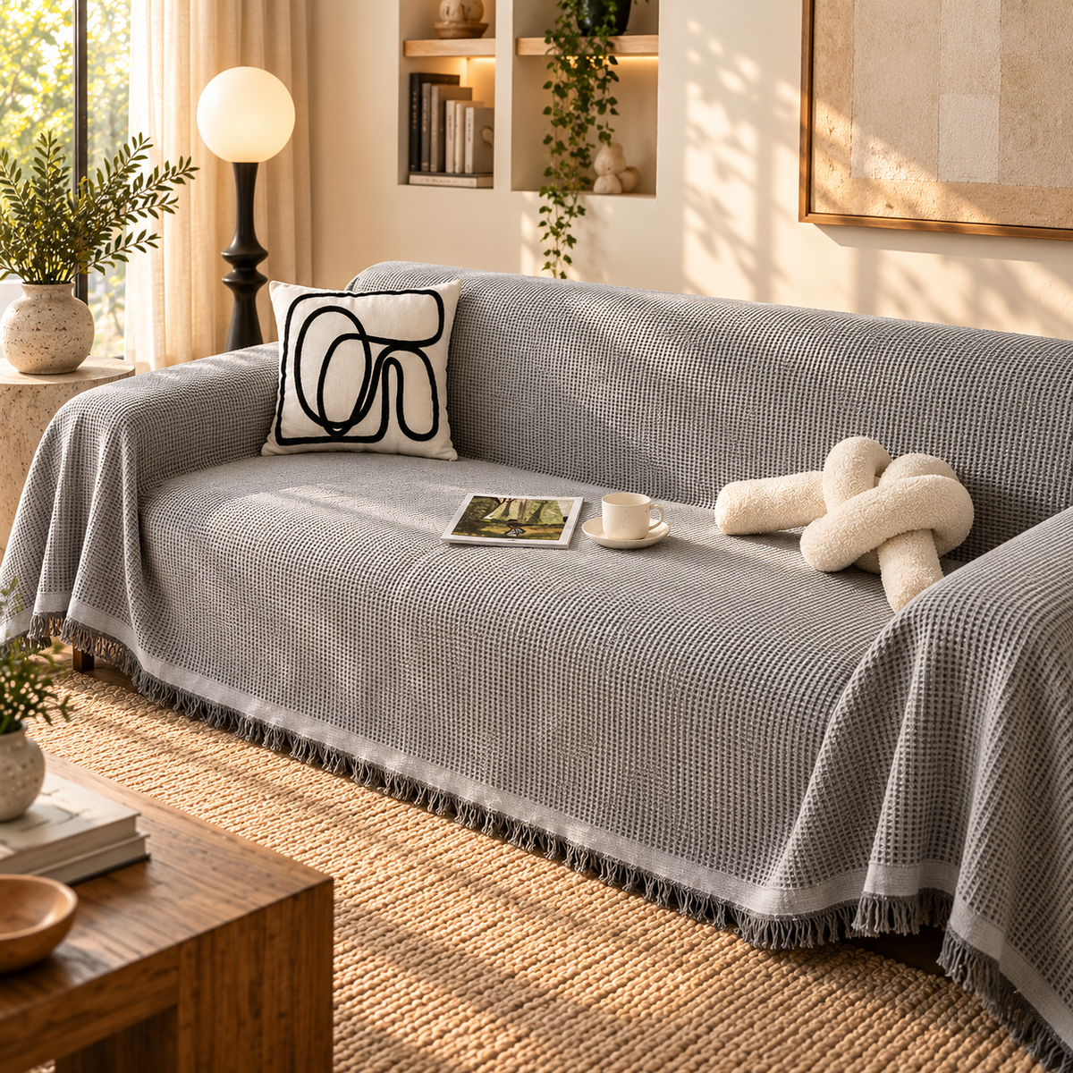 Linfoyer All Season Couch Cover