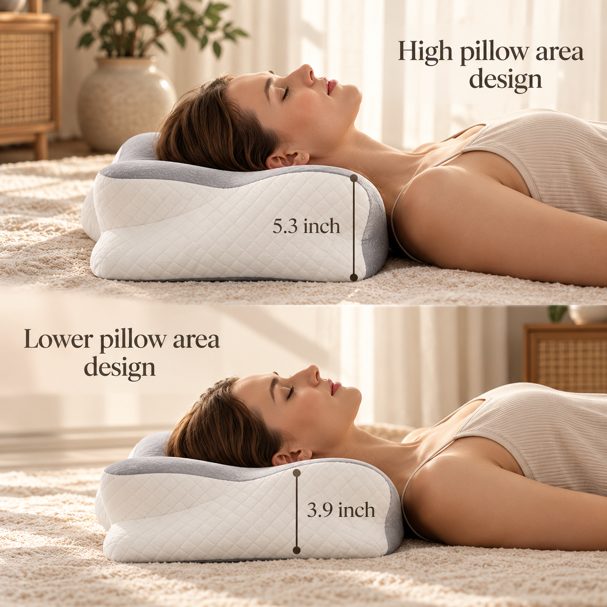 Linfoyer Contour Pillows 2.0: Elevated & Enhanced Thickness
