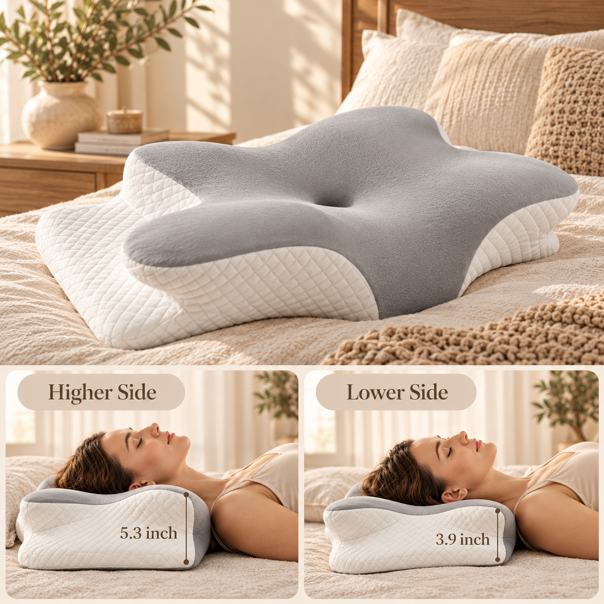 Linfoyer Contour Pillows 2.0: Elevated & Enhanced Thickness