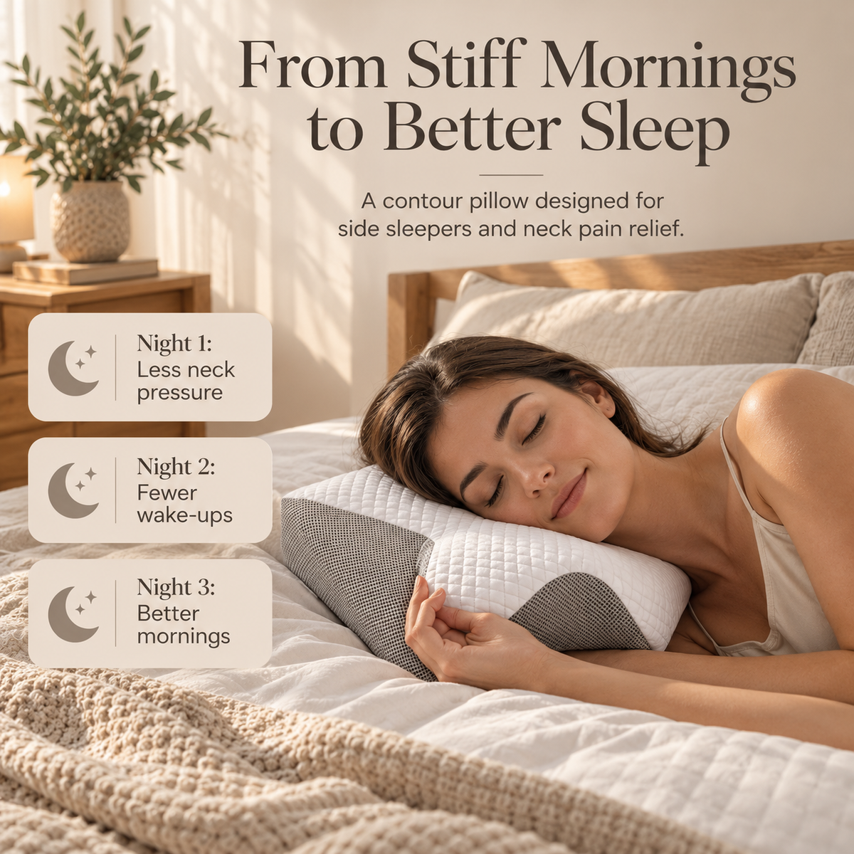Linfoyer Contour Relief Pillow