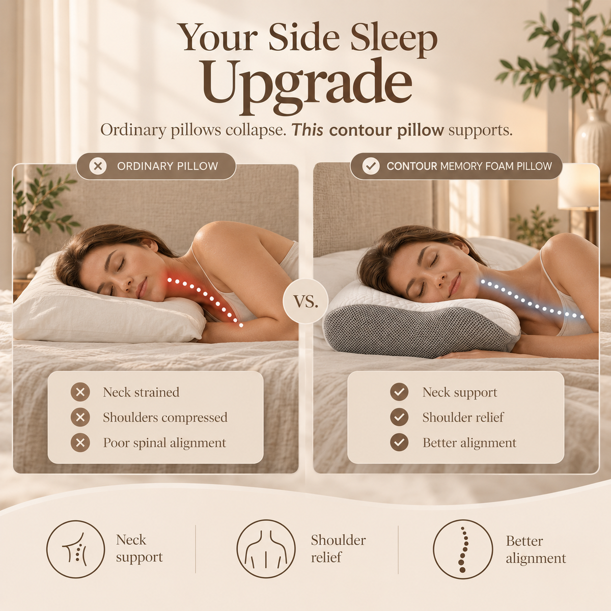 Linfoyer Contour Relief Pillow