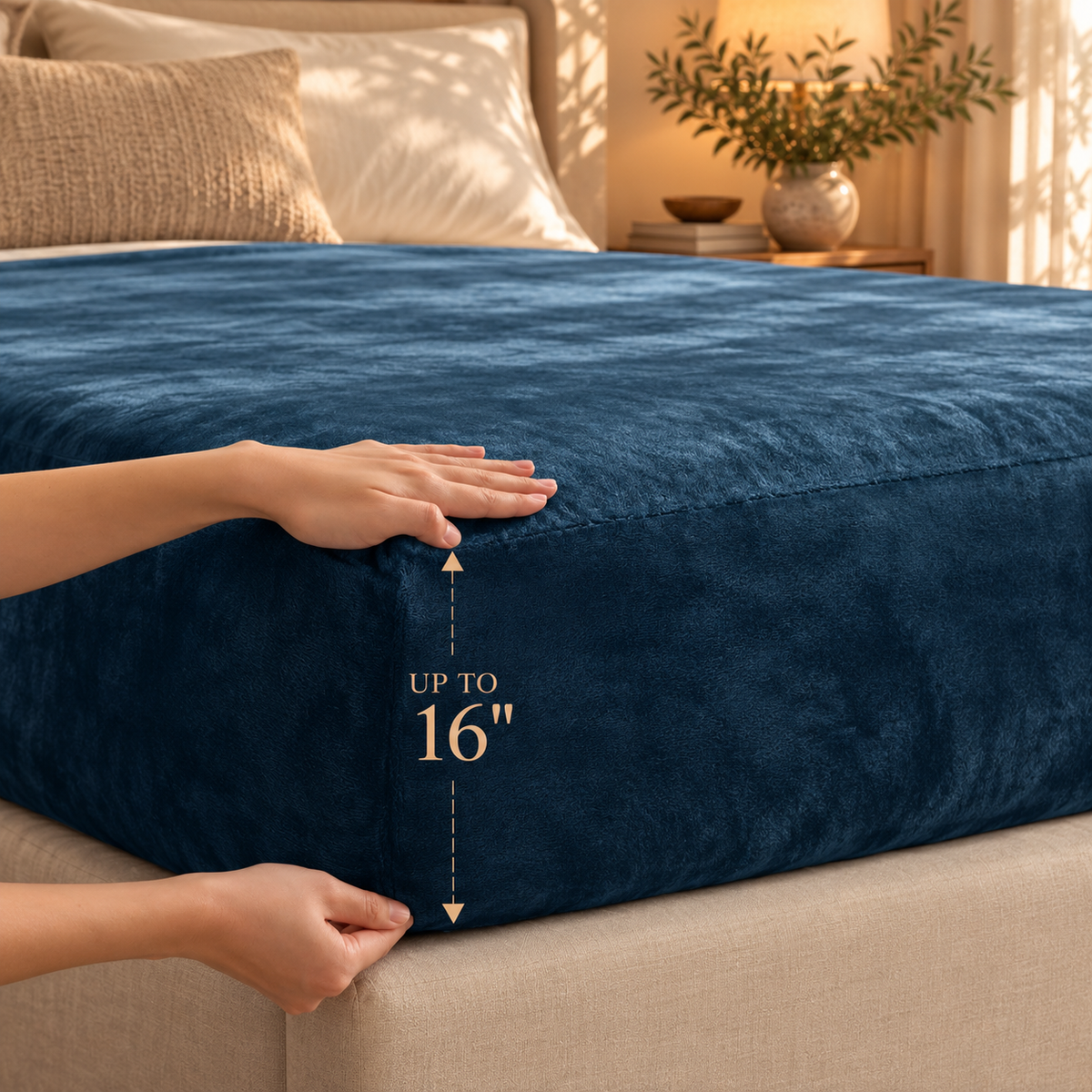 Linfoyer Flannel Fleece Bedding Sheet