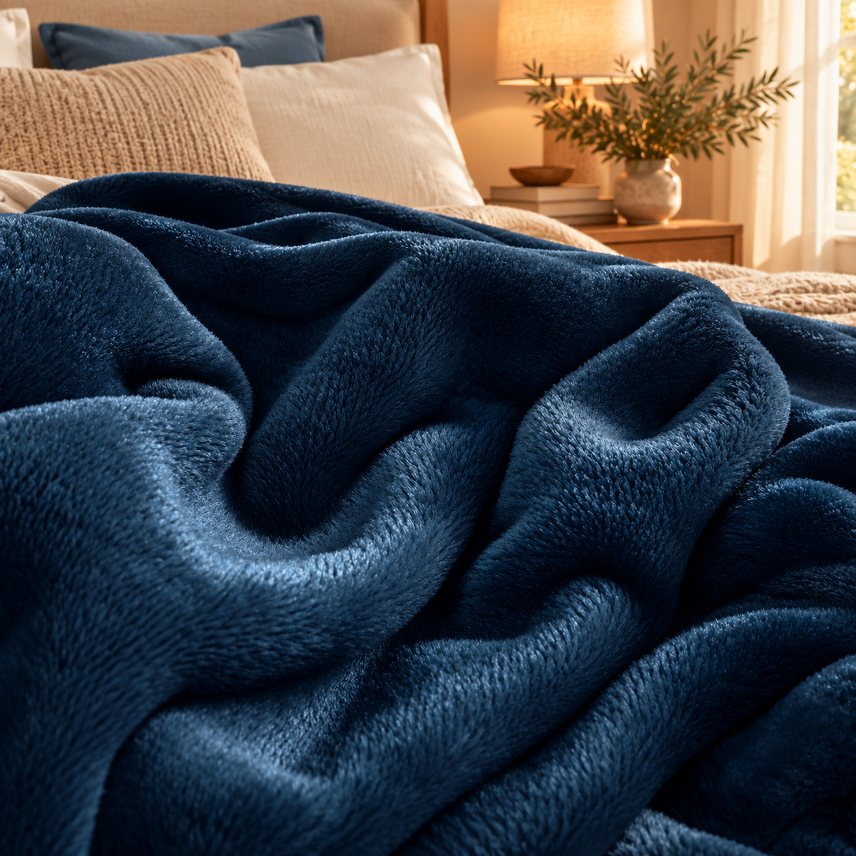 Linfoyer Flannel Fleece Bedding Sheet