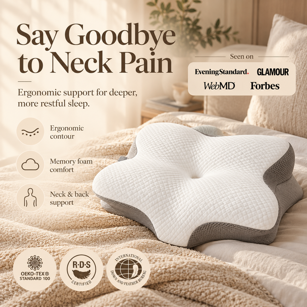 Linfoyer Ultra Contour Relief Pillow