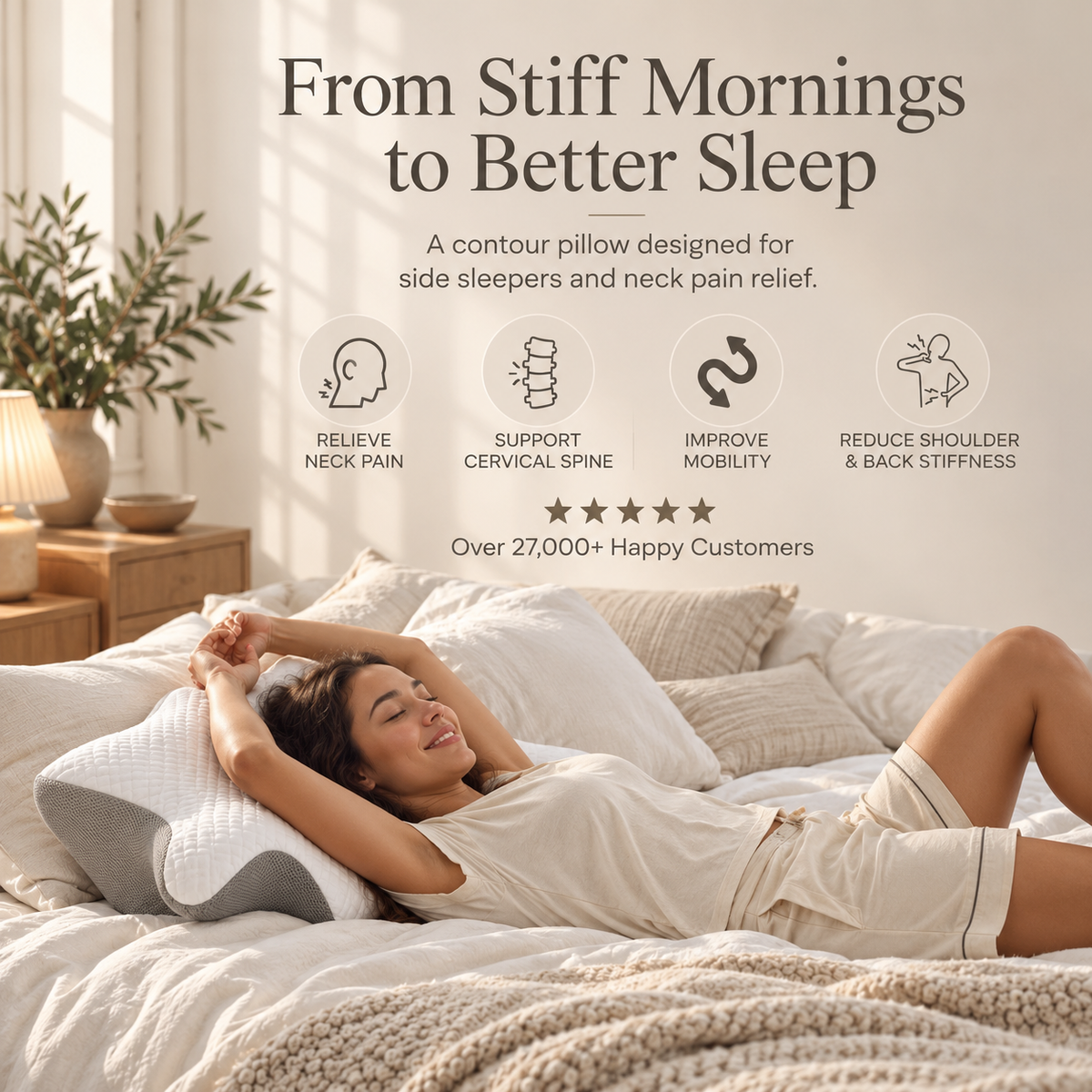 Linfoyer Ultra Contour Relief Pillow