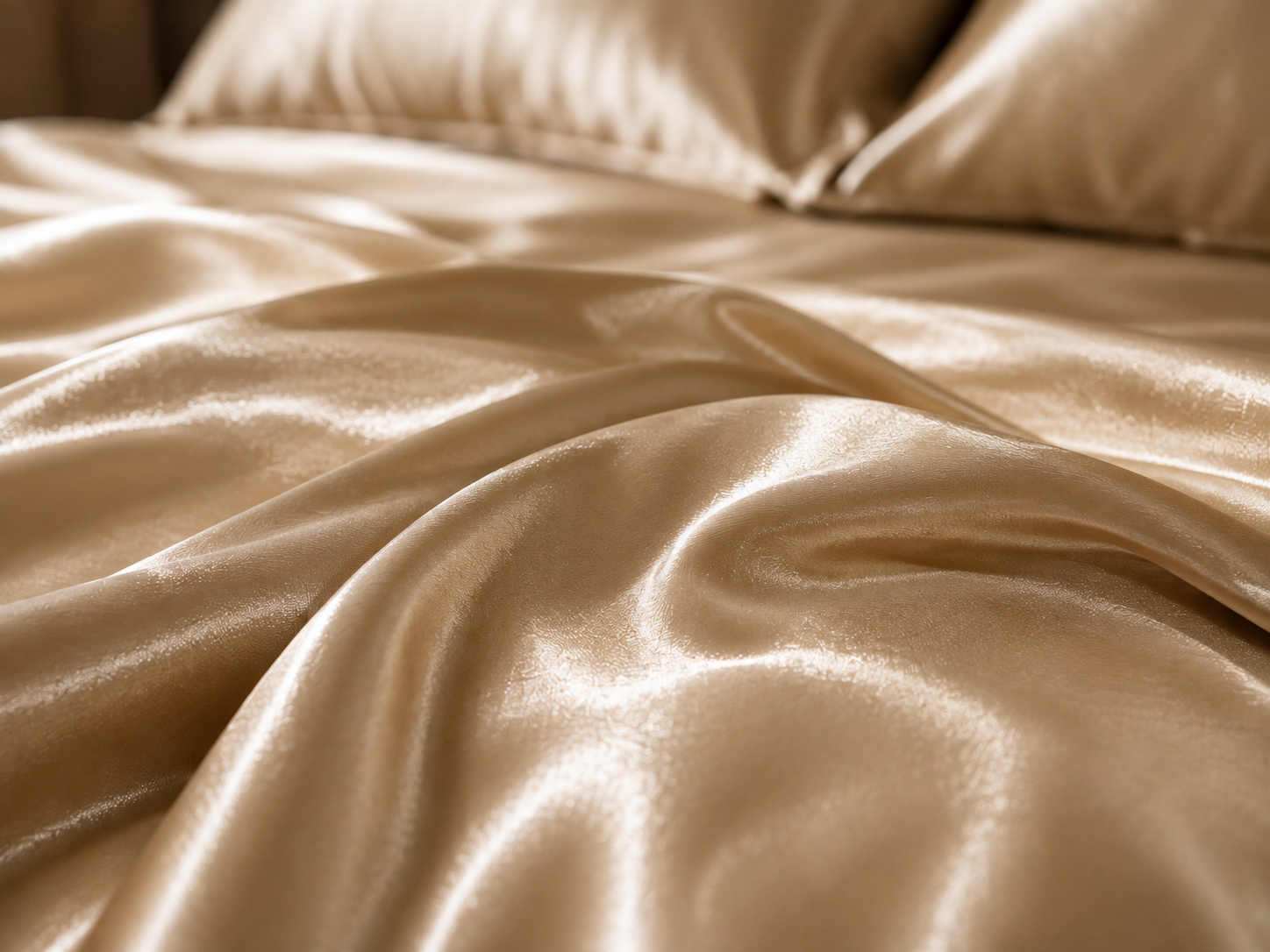 Linfoyer Luxury Mulberry Silk 4 Piece Bedding Set