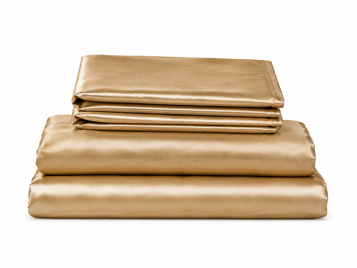 Linfoyer Luxury Mulberry Silk 4 Piece Bedding Set