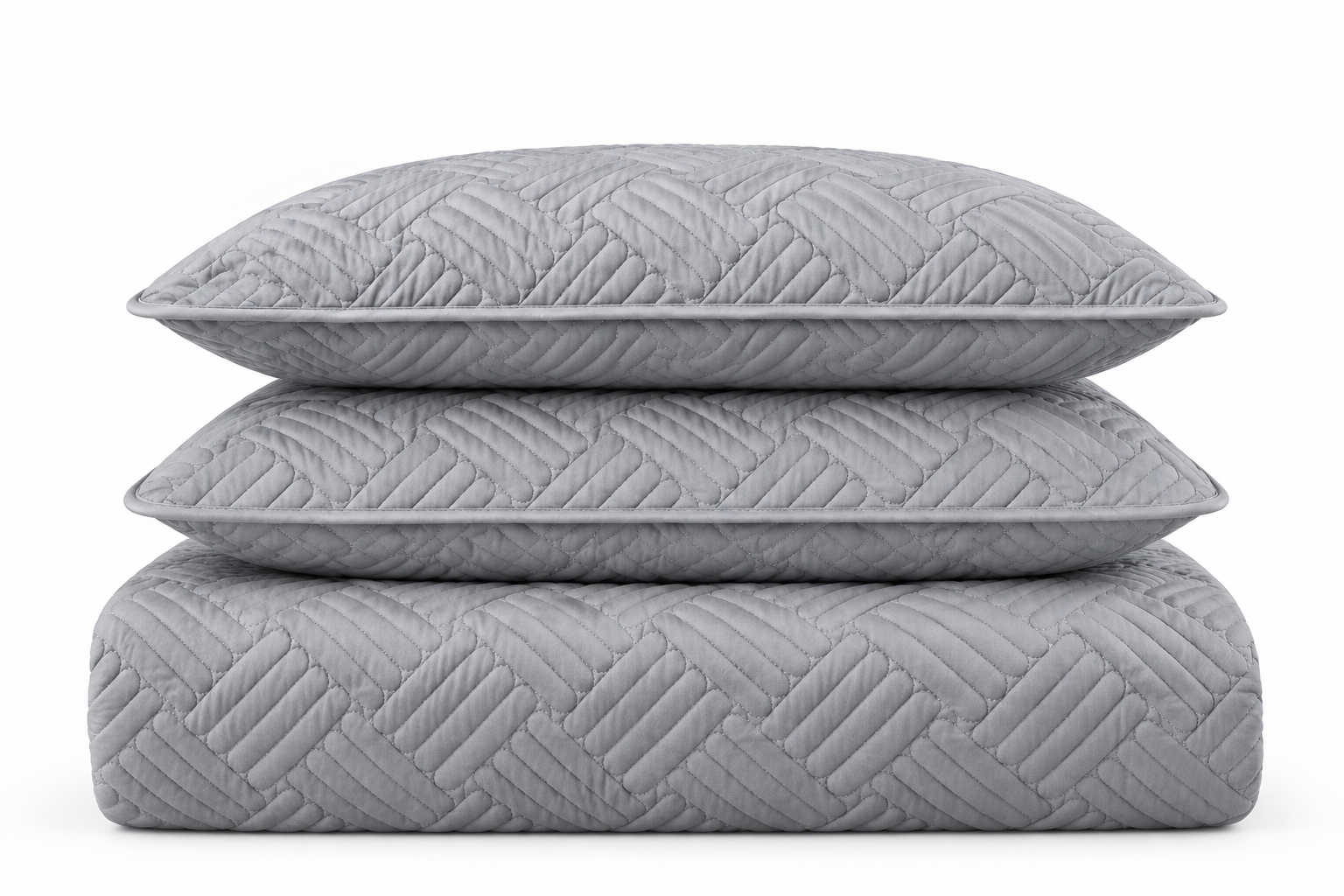 Linfoyer Lightweight Quilted 3 Piece Bedspread Set