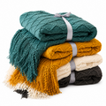 Handcrafted Threaded Throw Blanket