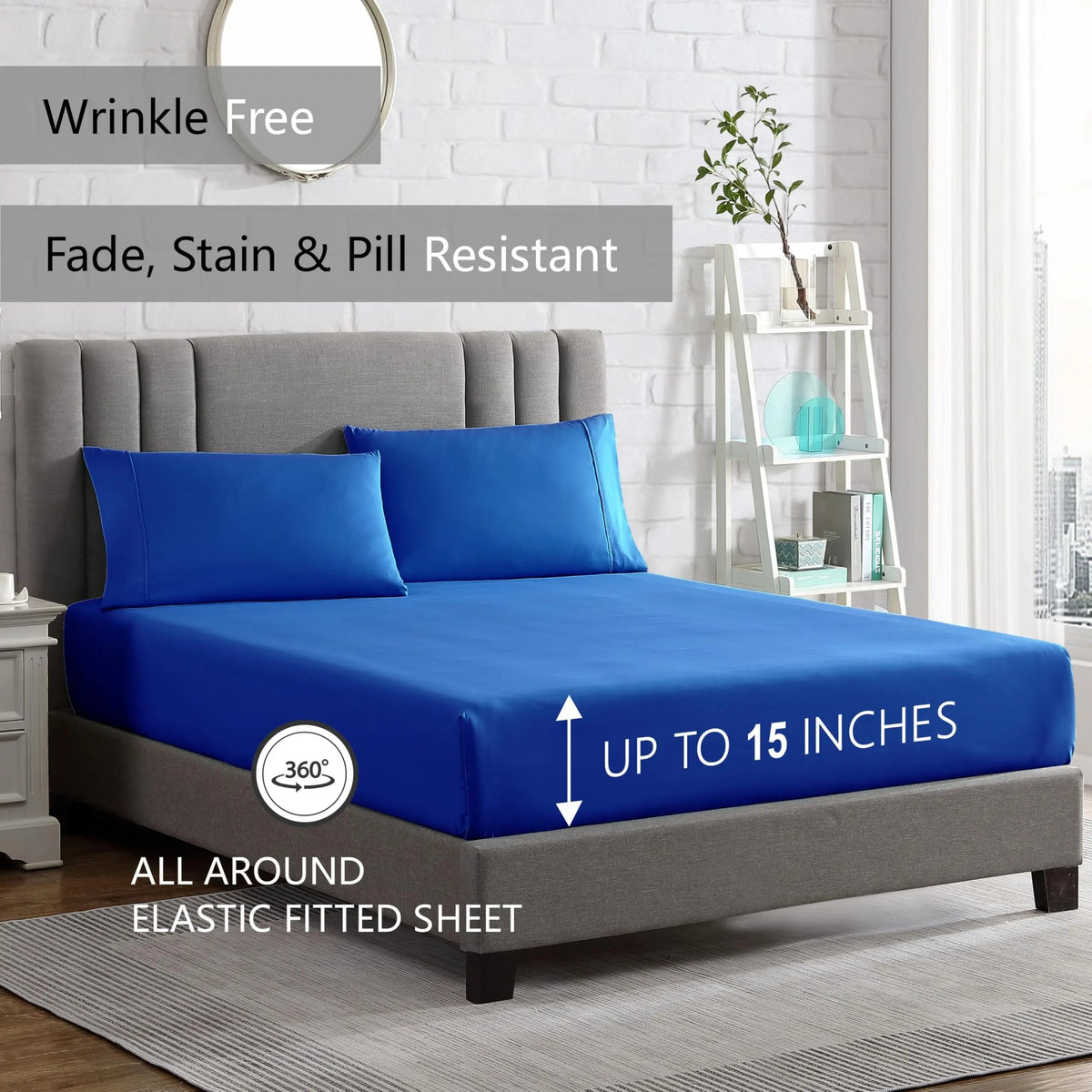 Linfoyer Extra Soft Luxury Sheet Set (4Pcs)