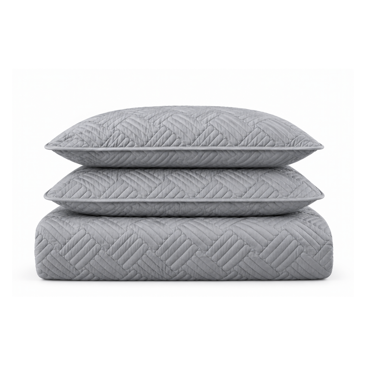 Linfoyer Lightweight Quilted 3 Piece Bedspread Set